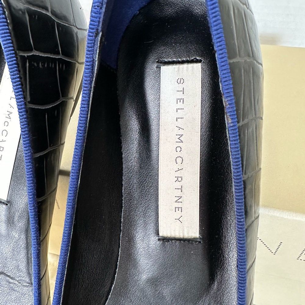 PRICE REDUCED!  Stella McCartney Blue Ballet Flats Size 8 (38 EU) - Picture 4 of 10